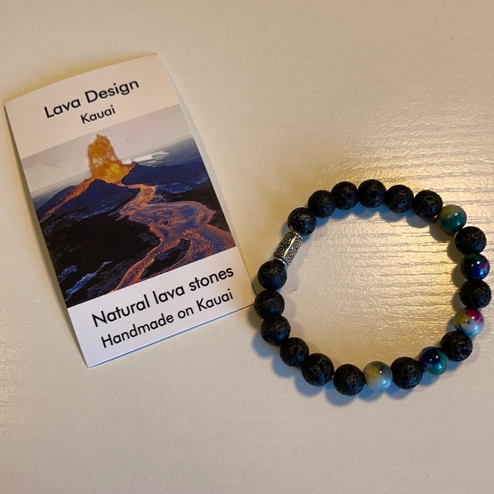 Lava stone bracelet
